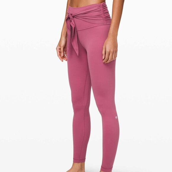 Lululemon Align Pant 28" *Wrap Waist- Special Edition Tie Waist High Rise- Size4 - Picture 2 of 13